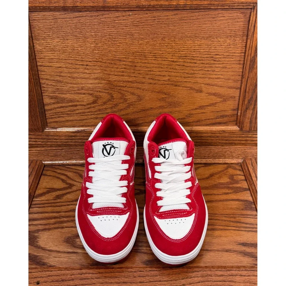 Vans Rowan 2 Red White‎ Suede Skate Shoes Men's Size 11.5 - Picture 4 of 8